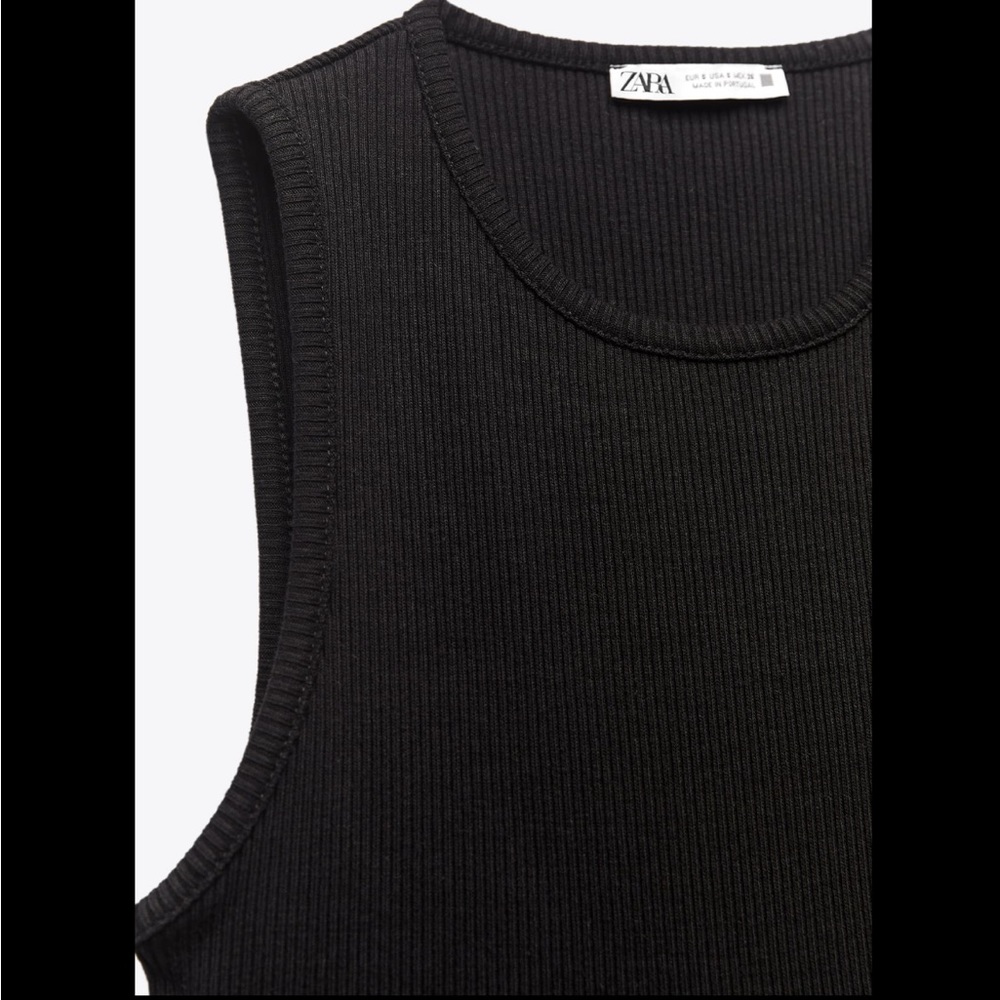 ZARA MIXED MACRAMÉ TOP - Picture 5 of 7